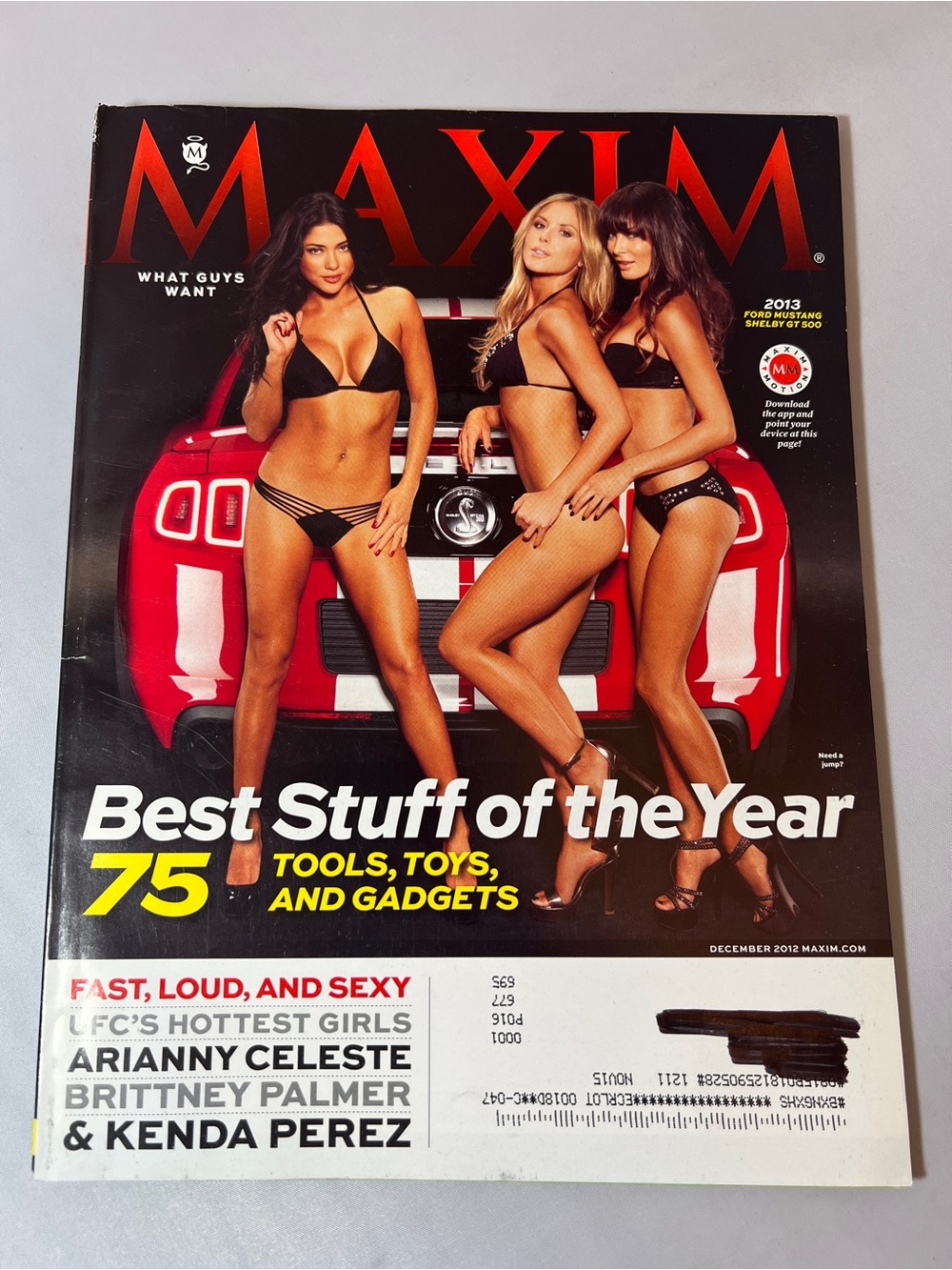 Maxim Magazine - Cover UFC Arianny, Brittney, Kenda - December 2012 - Issue 179